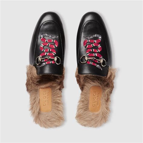 gucci mules with snake|princetown gucci mules.